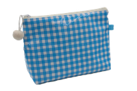 Gerda midi blau kariert