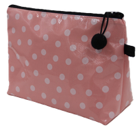 Gerda midi Rosa mit weissen Punkten
